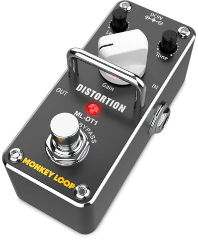 Monkey Loop ML-DT1 Pedal Efecto Distorsion para Guitarra