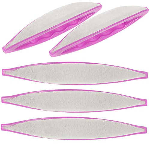 5Pcs Purple PP Nail Waxing Brush for Polishing and Filing Set