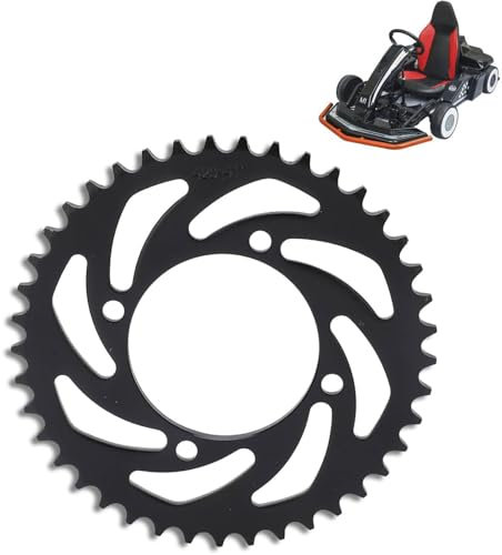 41T Rear Sprocket, 420 41T Motorcycle Chain Sprockets 420 Chain 41 Tooth Rear Sprocket Steel Rear Back Sprocket Cog for Dirt Pit Bike Motorcycle Motocross ATV Karting Repair Accesories