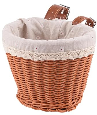 Ronyme Fahrradkorb-Einlage, Lenkerkorb-Einlage, weich, abnehmbar, praktisch, niedlich, Fahrradkorb-Einlage, Dreirad-Korb-Einlage für Kinderfahrräder, 20x16.5x15.5 cm