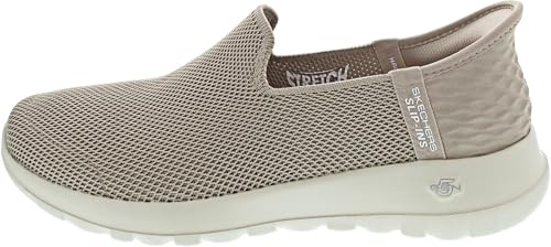 Skechers Go Walk Joy Vela Hands Free Slip-ins, Zapatillas de Deporte para Mujer, Gris Topo., 7 US
