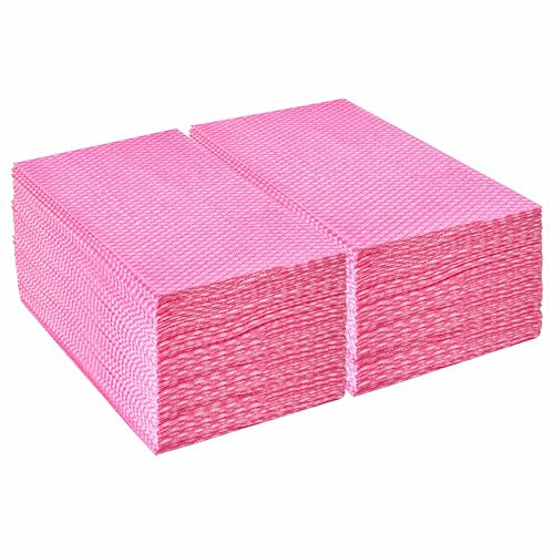 JEBBLAS 100 Ct Foodservice Cleaning Towel, Reusable Paper Towels,11.4 x 23.6 Kitchen Cloth, All Purpose Cleaning Towels, Foodservice Towel