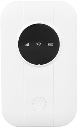 Poratble WiFi 4G Router, 300 Mbps Unlocked Mobile Hotspot med SIM -kortplats, Anslut Upp Till 10 Enheter, Ultra Slim USB WiFi -modem för Resande Affärsresor