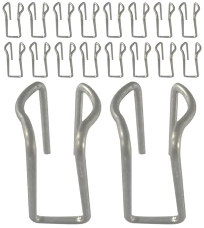 POPETPOP Clips para Tela de Sombra 50 Pcs Abrazadera Antideslizante para Invernadero Fijación Doble para Agrícola Resistencia al Desgarro Reutilizables