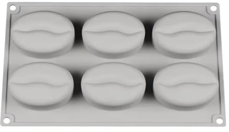 DUBENS Stampo in silicone per chicchi di caffè per progetti di cottura creativi, adatto per cioccolato, fondente, resina, mousse e sapone per la produzione versatile, per la cucina, decorazioni e idee