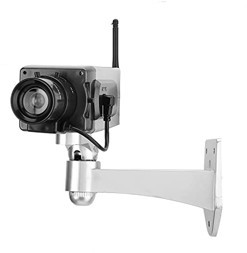 Generic Fotocamera Falsa, Finta Fotocamera LED Lampeggiante Light Dummy Camera Simulazione Simulazione Dummy Telecamera Falsa Esterna di Sicurezza Interna Securizzazione CCTV LED LAMPHING SIGNI