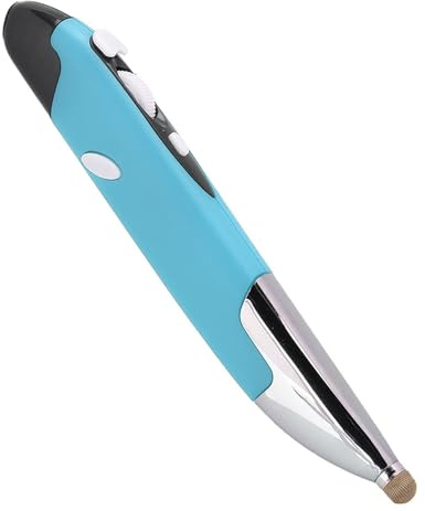 Eacam Lápiz Ratón Inalámbrico Ergonómico 2.4G con Ajuste dpi de 3 Pasos, Plug and Play para PC, Compatible con Laptops, Tabletas y Smartphones, Mini Receptor para 7/8/Vista/XP/ 2000 / (PR-06)