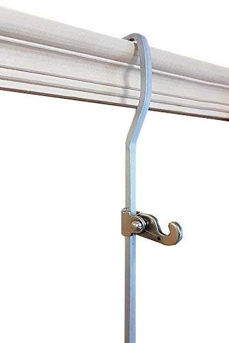 Moulding Hook Rod Classic Crook Rod dado Rail Hanger 4MM Square Rod Plain Steel Gallery Picture Hanging System 50KG