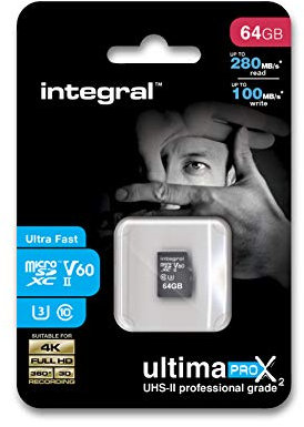Integral UltimaPro X2 UHS-II MicroSDXC Speicherkarte 64 GB