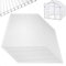 UISEBRT 14 plaques alvéolaires en Polycarbonate 4 mm Plaques à Double paroi 10,25 m² 60,5 x 121 cm Plaques résistantes aux UV et adaptées pour Jardin, Serre