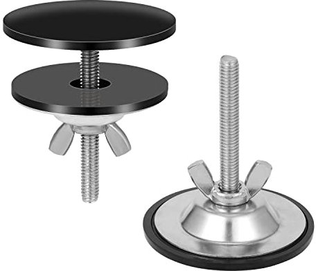 2pzs Tapa Agujero Fregadero, 5cm Negro Mate Tapa Agujero Grifo Fregadero Acero Inoxidable Tapa Orificio Fregadero Tapón para Orificio De Grifo de Fregadero