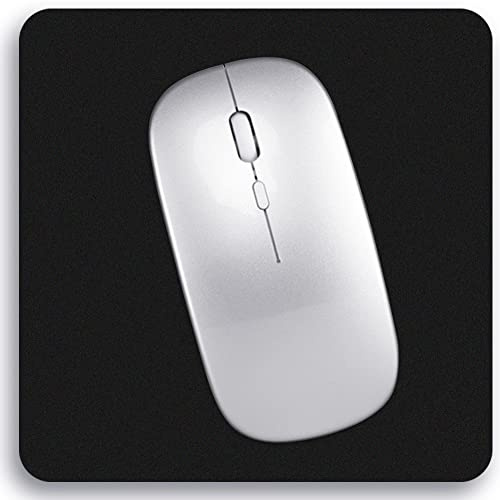 Audimi Kleines Mauspad 15 x 15 cm, Mini-Mauspad dick für Laptop Wireless Mouse Home Office Travel, Tragbar & Waschbar (Schwarz)