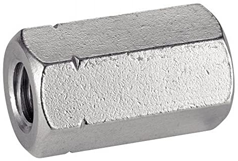 irsa24 100 X Sechskantmuttern, 3 d hoch DIN 6334 A2 M 5 Langmuttern