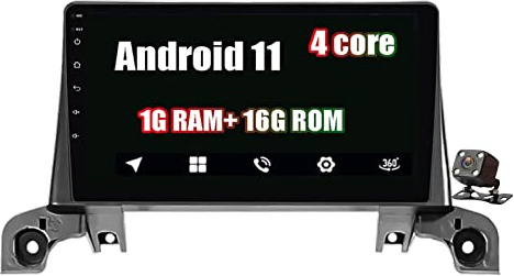 PLOKM Navegación del Coche 9'' Soporte Carautoplay BT WiFi DSP OBD2 Dab+ DVR TPMS para Peugeot 3008 2017-2020 Android 11 Radio de Coche Reproductor de DVD Auto Radio Reproductor Multimedia