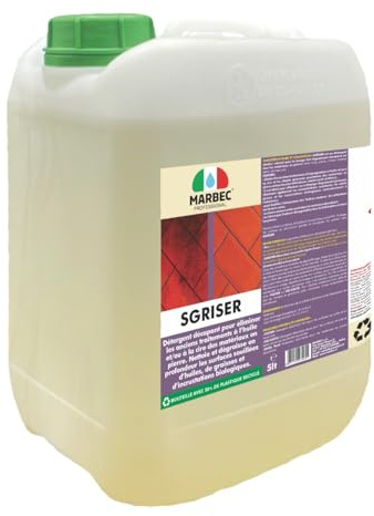 MARBEC SGRISER 5LT Détergent décapant fort pour matériaux pierreux