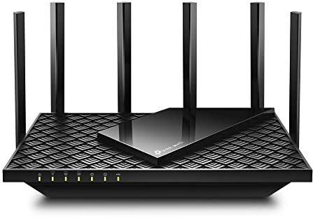 TP-Link AXE5400 Tri-Band Wi-Fi 6E Router, Wi-Fi Speed up to 5400 Mbps, 5x Gigabit Port, 1× USB 3.0 (Renewed)