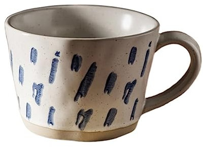 UTOQIA Kaffeebecher Tasse Teetasse Tassen Personalisierte Retro-Stil Becher Haushalt Keramik Trinkbecher Kaffeetasse Nachmittagstee Tasse Kaffeetassen Kaffeetassen Tassen (Color : D, Size : 360ml)