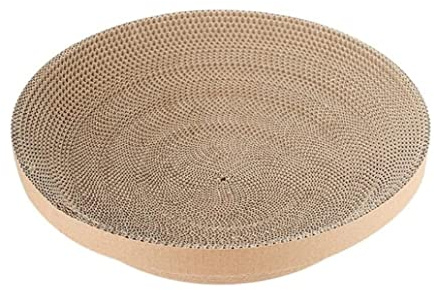Kratzbrett Kratzpappe Runder Kratzschutz Für Katzenspielzeug, Geriffeltes Krallenbrett, Rutschfest, Für Kätzchen, Bett, Sofa, Nagelkratzer, Kratzschutz Kratzmatte Kratzbrett Katze ( Color : Replacemen