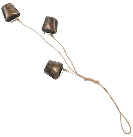 TOVINANNA Kuhglocke Aus Metall Hängend Für Tür Dekoration Windspiel Antikes Finish Garten Ornament Outdoor Windspiele