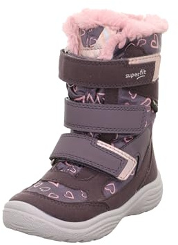 Superfit Stivali da neve da ragazza Gore-tex Avec Doublure Chaude Cristal, viola rosa 8510, 33 EU Larga