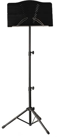 HACSYP 2-in-1-Notenständer mit doppeltem Verwendungszweck, Verstellbarer Stativfuß, Halterung for Orchestermusik, maximale Belastung 4 kg, for Gitarre, Violine usw