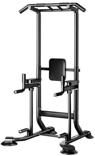 Power Tower, verstellbare Dip-Station, Klimmzugstange, Liegestütz-Training, Bauchübungen, Heim-Fitnessstudio, Turm, Bodybuilding