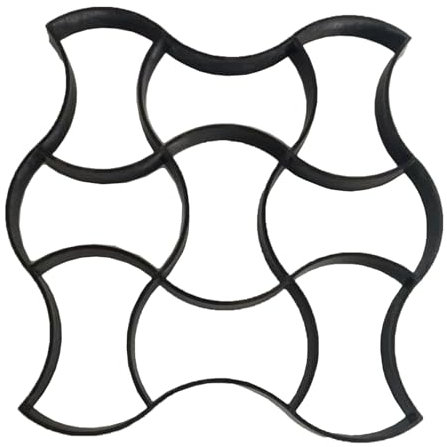 Moldes Hormigon Impreso Moldes De Hormigón Extra Grandes Para Bricolaje, Plantilla De Pavimento De Piedra Para Pasarela Reutilizable Para Decoración De Patios Traseros Y Jardines Al Aire Libre