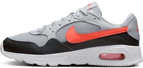 NIKE Air MAX SC Zapatillas-Niño/a, Shoes, Wolf Grey/Bright Crimson-Anthracite, 38 EU