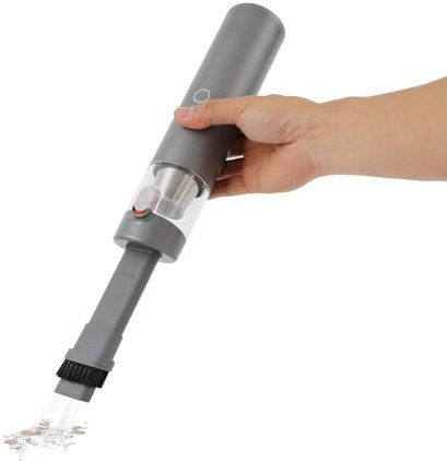 NoneDanGee Aspiradora de mano 3 en 1, portátil y ligera, mini aspiradora de coche, recargable por USB, potencia de succión 6500 PA, aspiradora de mano inalámbrica con carga tipo C para coche, cocina