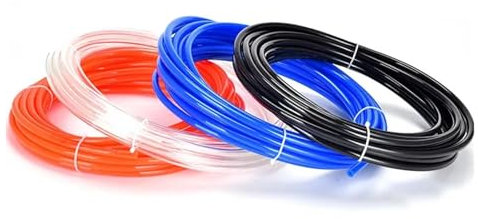 Tuyau d'air en PU 1-10M, Tube pneumatique, essence, carburant, 4mm, 6mm, 8mm, 10mm, 12mm, 14mm, 16mm, for compresseur, Tube en polyuréthane(8x5mm-Transparent,1 m)