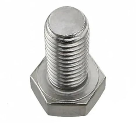 KSeSii 1/2pcs Viti a Testa Esagonale Esterna Filettata Sinistra M6 M8 M10 M12 304 In Acciaio Inox Filettatura Inversa Dente Sinistro Esterno bulloni a Testa Esagonale(M8x20(1pcs))