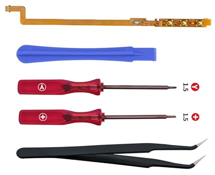 Tolesum Câble Plat Flexible et Kit de Réparation pour Console NS Switch 2, Tournevis et Outils Inclus