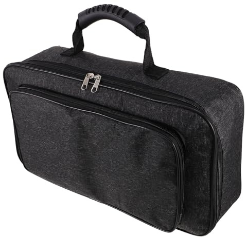 Vaguelly Pedaltasche für Effektpedale Tragbare Pedalboard-tasche Aufbewahrungskoffer für Pedalboards Schutz vor Feuchtigkeit und Stößen mit Tragegurt für Einfaches Transportieren