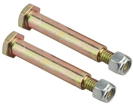 MonoSora Paquete de 2 pernos y tuercas de bloqueo de rueda de cubierta de 1/2 pulgada de diámetro 2 9/16 pulgadas de longitud del hombro 3/8 16 rosca para 738 3056 938 3056 137644 184219