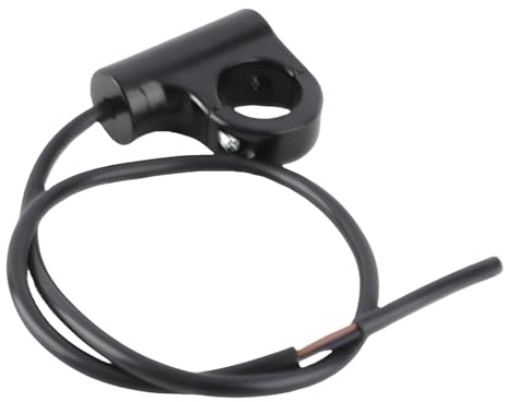 Akozon Interruttore A Pulsante da Manubrio per Moto da 22 Mm per Fari, Clacson e Luci dei Freni - Modello A e B Resistente Alle Intemperie con Indicatore Luminoso (Digitare un pulsante di