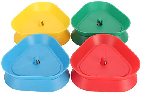 LUCKDANO Spielkartenhalter, Dreieckiger Kartenspielhalter, 4, Praktischer Freihändiger Pokerständerhalter für und Erwachsene, Perfekt für Spieleabende