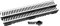 Bielbet Entwässerungsrinne h= 55mm Flachrinne 4m Set inkl.Endkappe und Anschlussstück DN75
