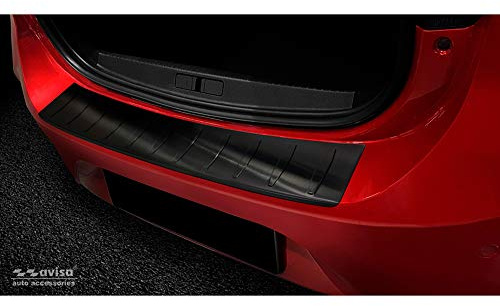 Avisa 2/45228 Ladekantenschutz Hinten Kompatibel mit OPEL Corsa F | kompatibel mit Opel Corsa F HB 5-türer GS-Line 2019- - Schwarz