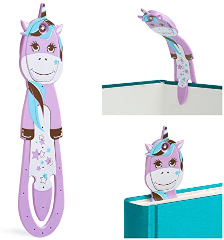 Gifts for Readers & Writers Flexilight Leselampe | 2 in 1 Lesezeichen Buch Licht | LED Clip On Leselampe | Kinder und Erwachsene Buchlampe | Buchzubehör | Geschenk für Leser, Buchliebhaber