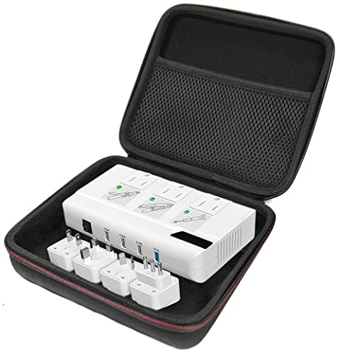 Maoershan Portable Travel Protective Case Compatible with GEARGO 230W Power Voltage Converter Step Down 220V to 110V Universal Travel Adapter