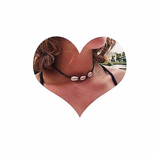 Inilbran Bohemia Muschel Choker Halskette Vintage Kaurimuschel Halskette Choker Sommer Strand Muschel Halskette Kette Schwarz Schnur Kette Halskette Schmuck Für Frauen Und Mädchen