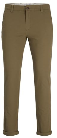 JACK & JONES Jpstmarco Jjfury Ana Noos Homme Pantalon chino, Olive Night, 34