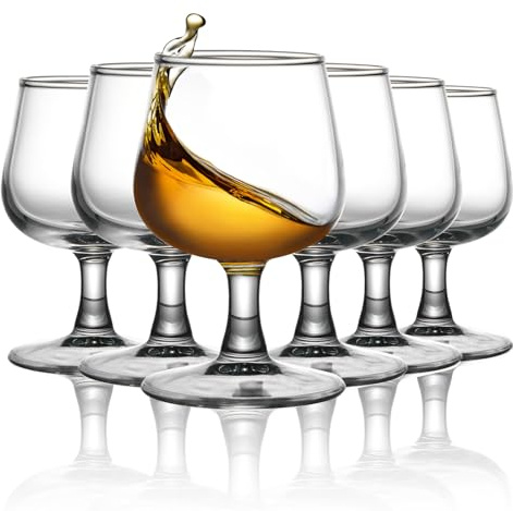 Haoxishui Shot Glasses 3.2oz, Shot Glasses Set for Cognac, Tequila, Brandy, Port Wine - Perfect for Parties, Celebrations, and Home Bar (Small, Count, 4)