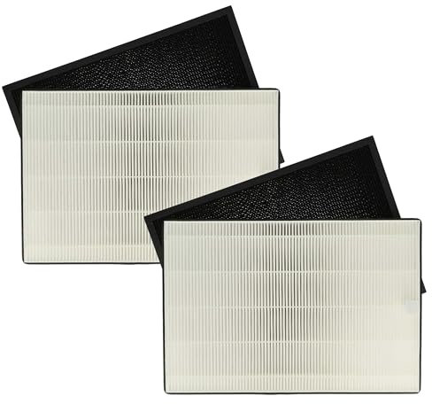 vhbw 4-teiliges Filter-Set Ersatz für Ideal 8736001 für Luftreiniger - HEPA-Filter, Aktivkohlefilter