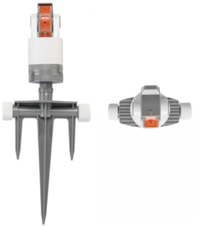 6 Funktionen Rasensprenger White Line 380m² Sprinkler Beregnung Gartenpflege