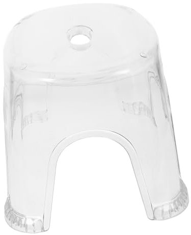 minkissy Small Step Stool Plastic Bathroom Footstool Anti-skid Low Stool for Shower and Toilet Use Adults