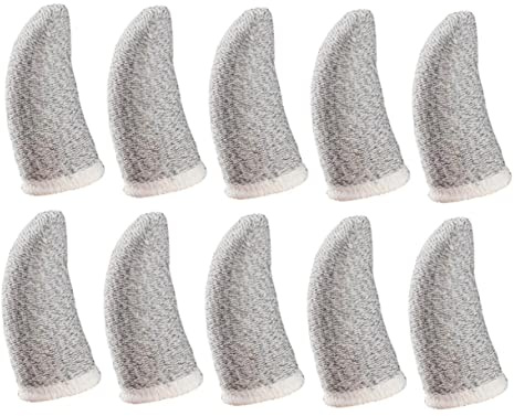 FRCOLOR 2 Sets Handschuhe für Gaming Elastische Fingerabdeckungen für Atmungsaktive Daumenmanschetten Fingerschutz 10 Stück