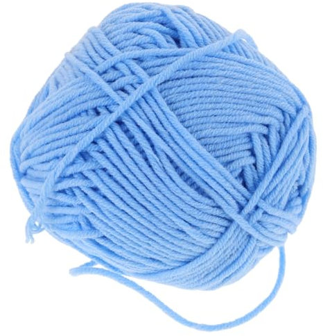 Tofficu Baumwollgarn Zum Häckeln Praktisches Häkelgarn in Großen Mengen Haushaltsstrickgarn Für DIY-projekte Strickzubehör Aus Weicher Baumwolle Geeignet Für Häkeln Und Stricken