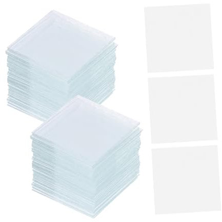 GLEAVI 500stücke Mikroskop-objektträger Aus Glas Mit Passenden Deckgläsern Labor Verbrauchsmaterial Für Präparate Und Probenvorbereitung Geeignet Für Biologie Forschung Und Bildung