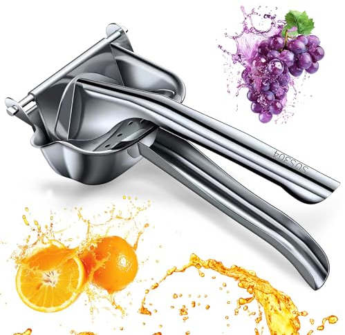 Lemon Squeezer 304 Stainless Steel Manual Juicer Juice Presser Manual Portable Handheld Lemon Press Labor Saving Juicing Easy to Use